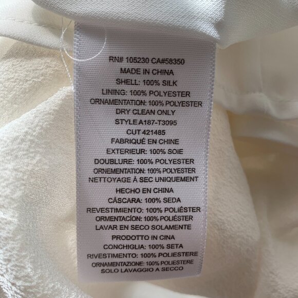 ✨ JOIE Embroidered Silk Sleeveless 'Perdue' Tank – Romantic & Elegant! ✨ - Picture 4 of 5